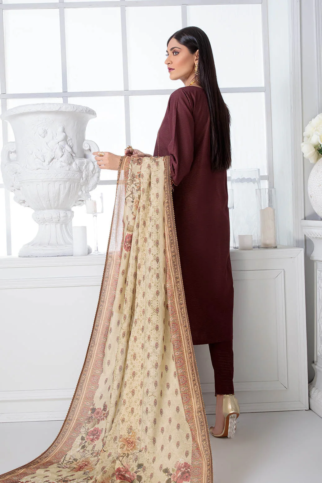 BROWN-DYED-3 PIECE (SRNS223P03) - Image 2