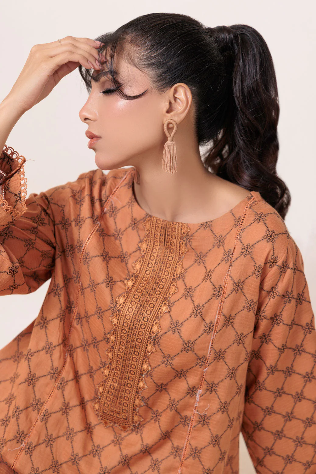 BROWN-JACQUARD-1 PIECE (PWS5241P08) - Image 5
