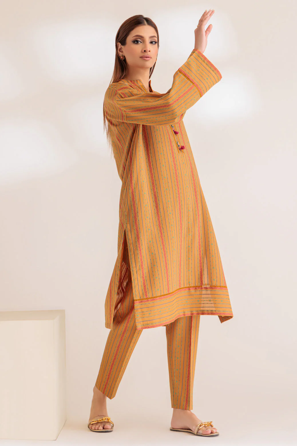 BROWN-JACQUARD-2 PIECE (WS6232P63) - Image 3
