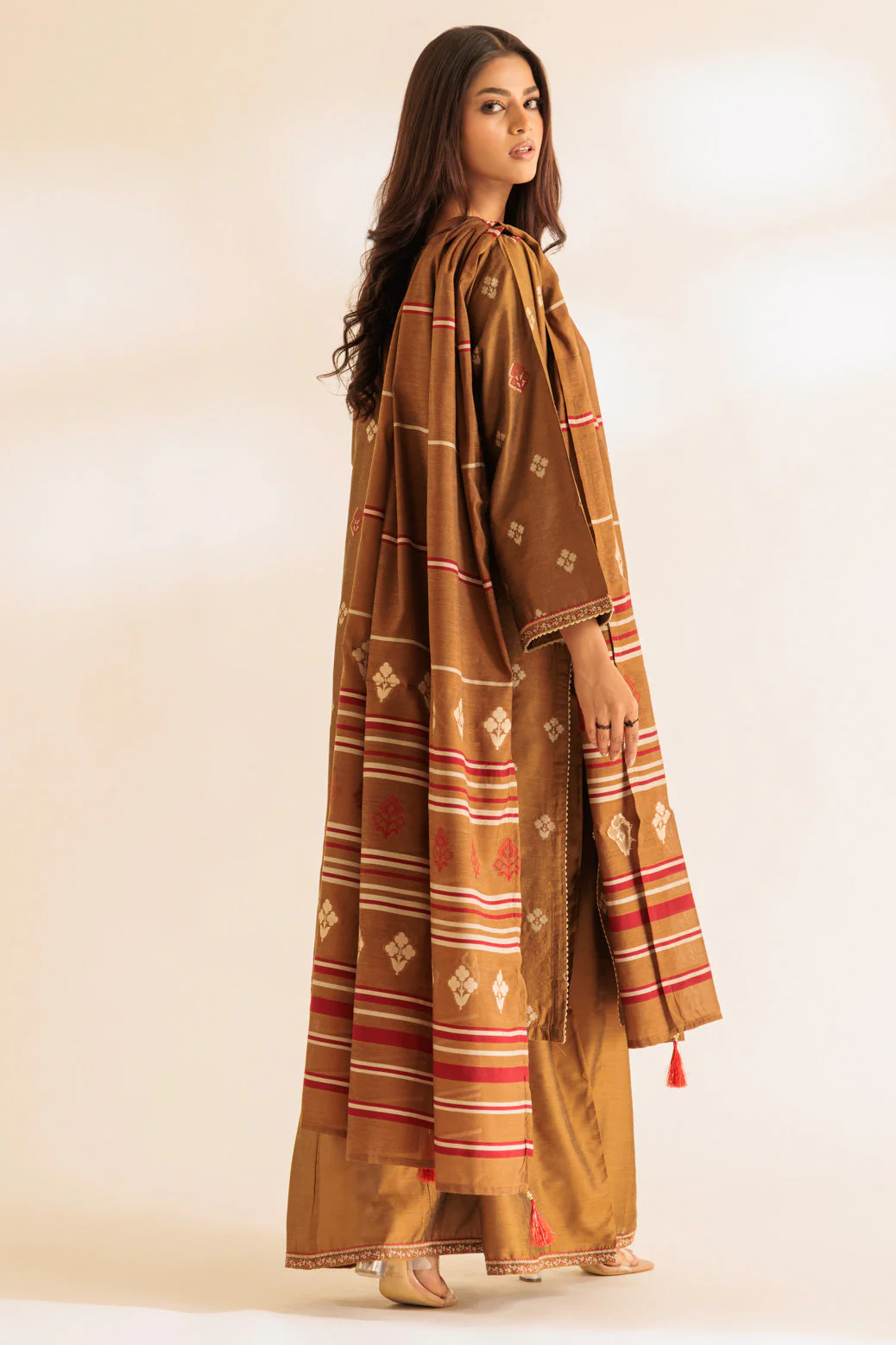 BROWN-JACQUARD-3 PIECE (SS6243P05) - Image 4