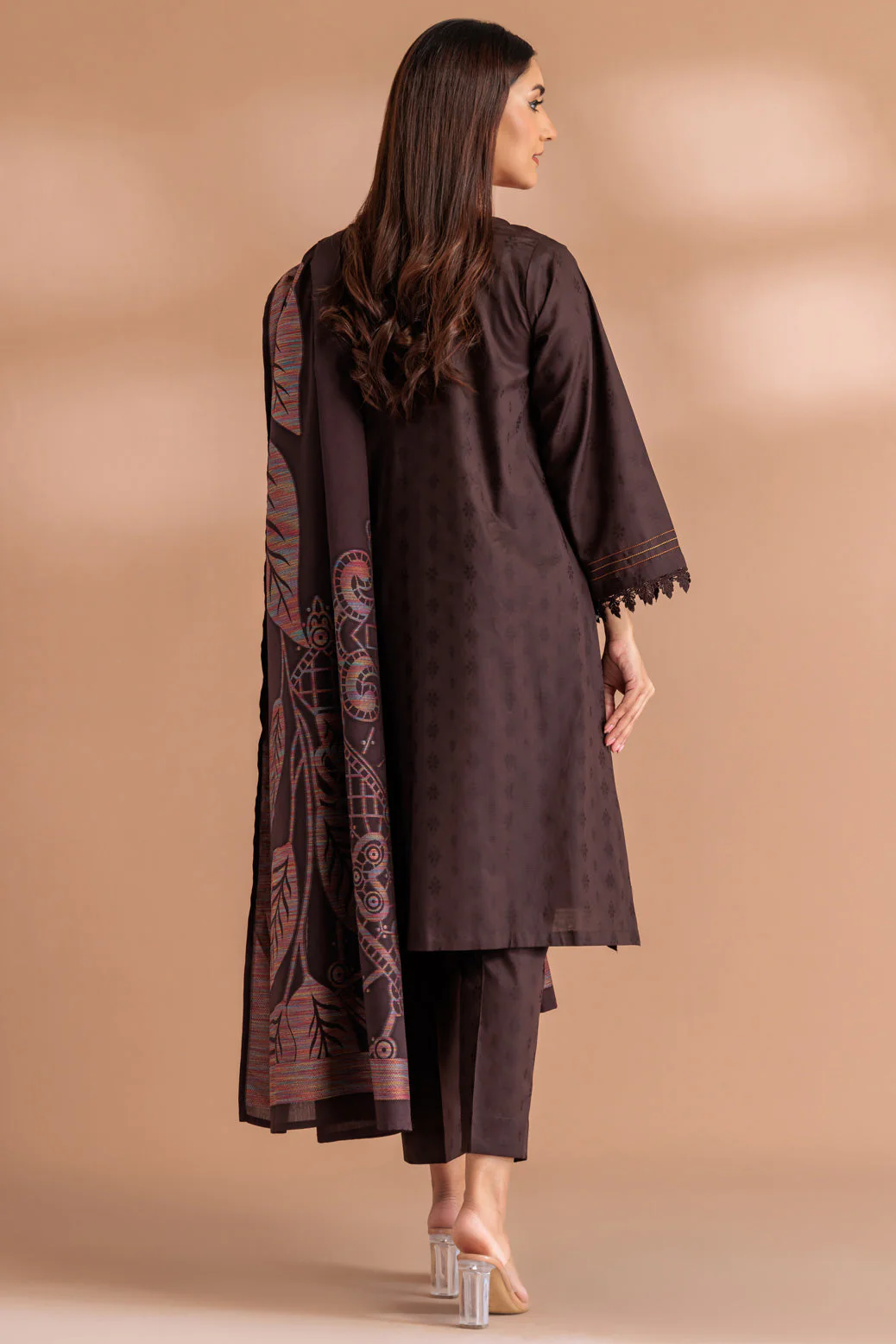 BROWN-JACQUARD-3 PIECE (WS5233P12) - Image 4