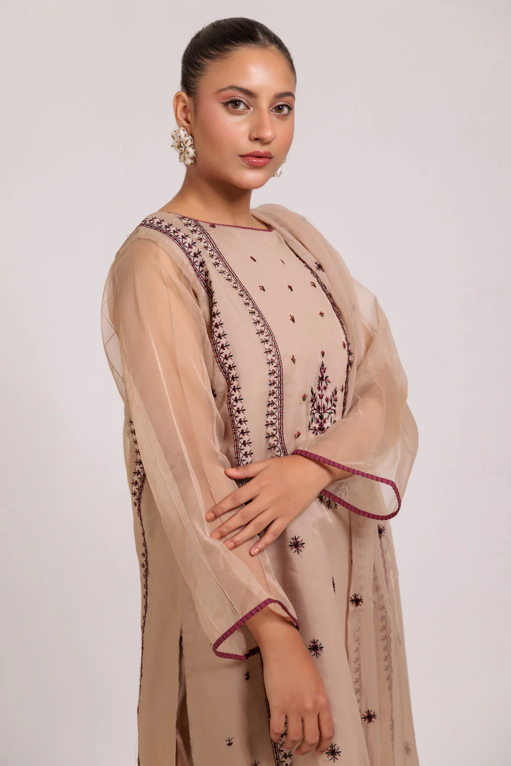 BEIGE-ORGANZA-3 PIECE (BS5243P27) - Image 4