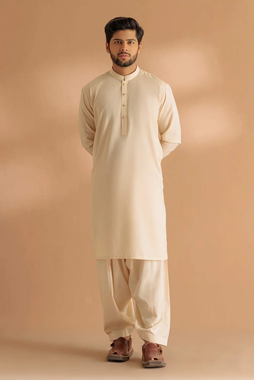 BUTTER-BLENDED-SHALWAR SUIT - (GSBS24-009) - Image 3