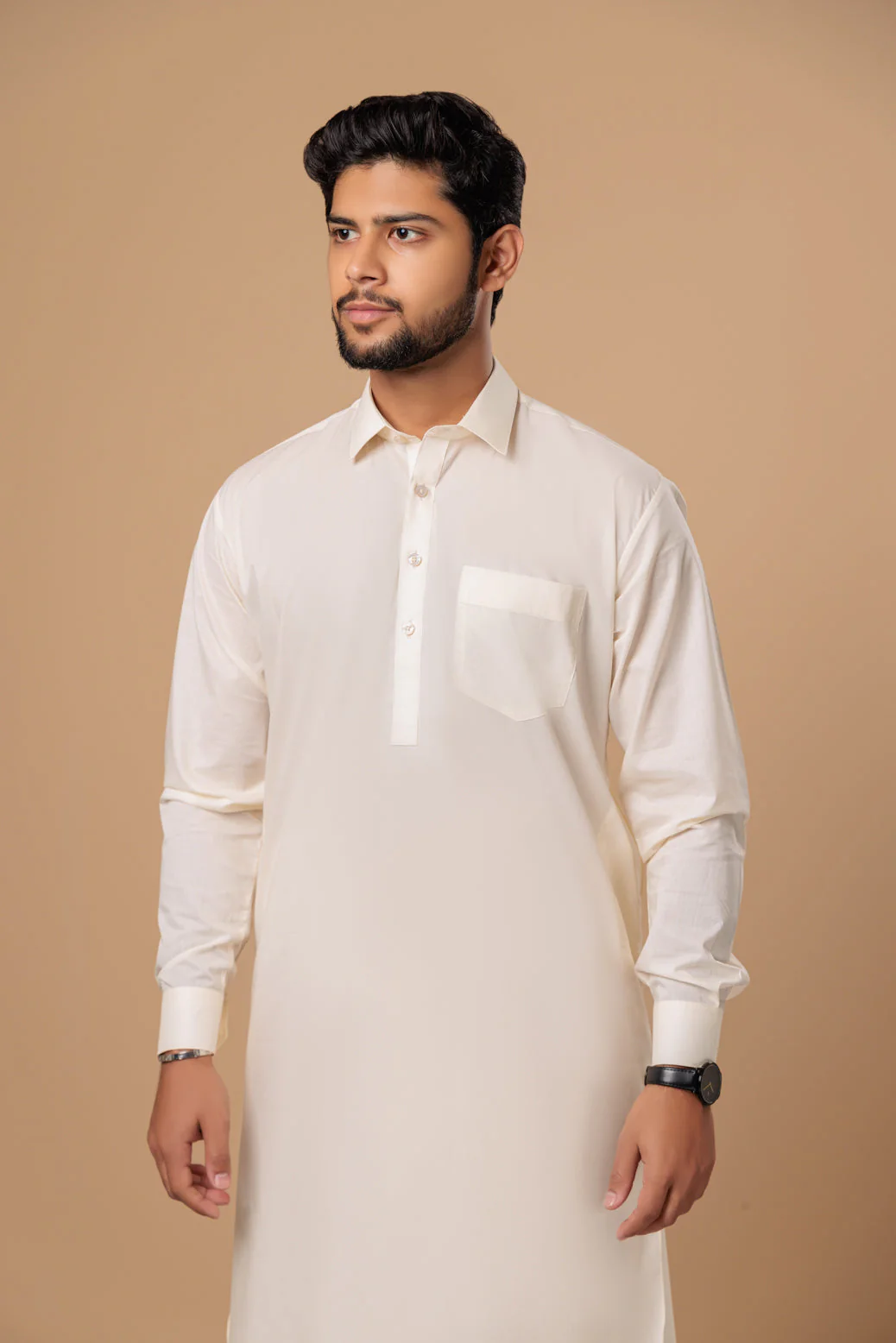 C-BEIGE-BLENDED-SHALWAR SUIT- (GSSS23-010) - Image 3