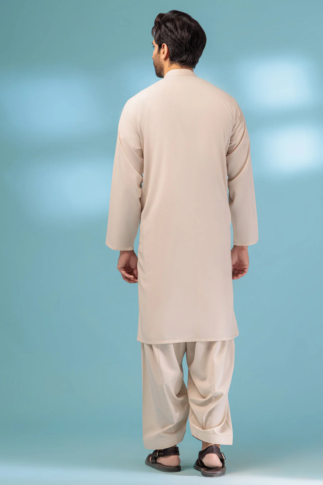 C-BUFF-BLENDED-KURTA SHALWAR - (KSRB23-009) - Image 2