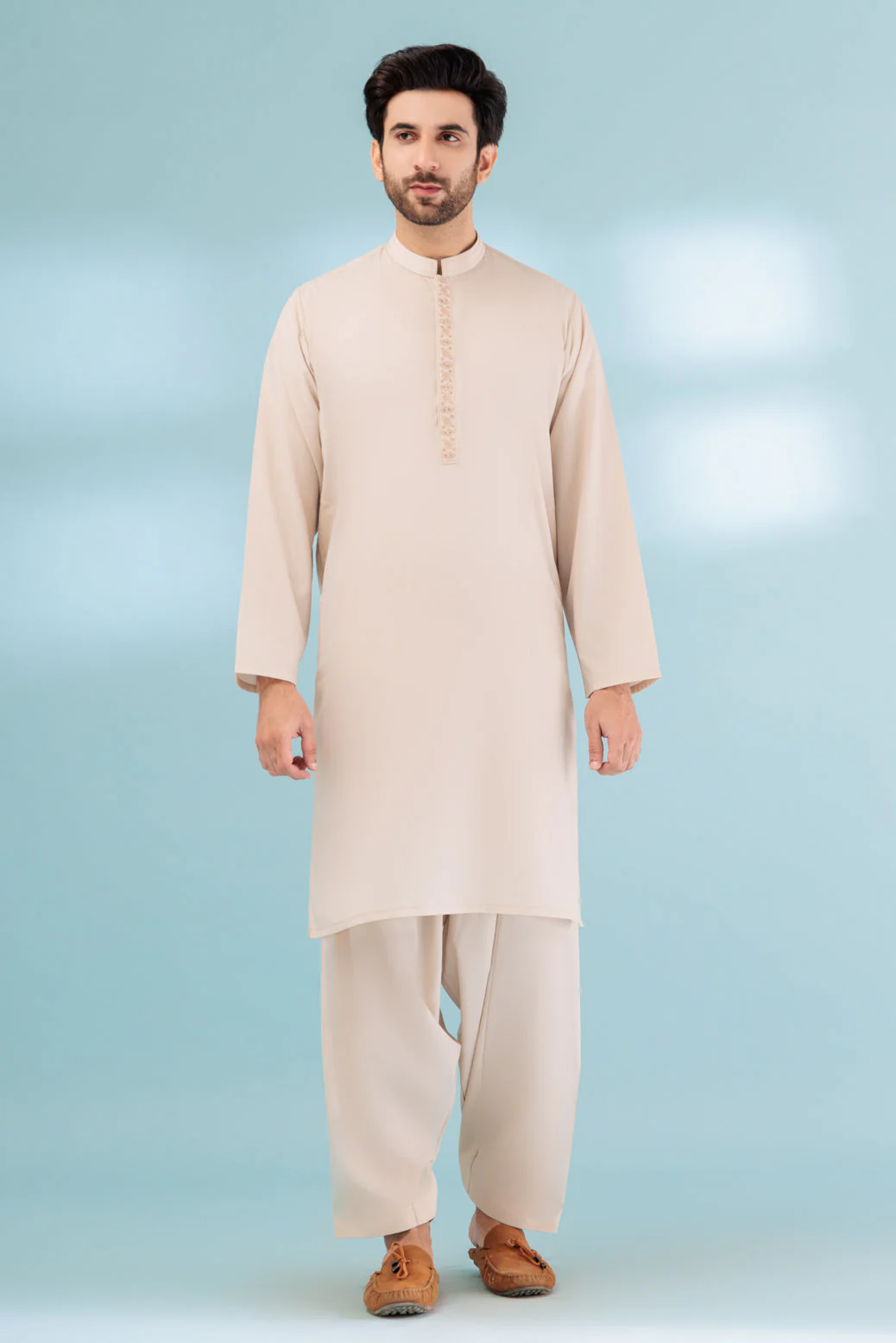 C-BUFF-BLENDED-KURTA SHALWAR - (KSRB23-031) - Image 5