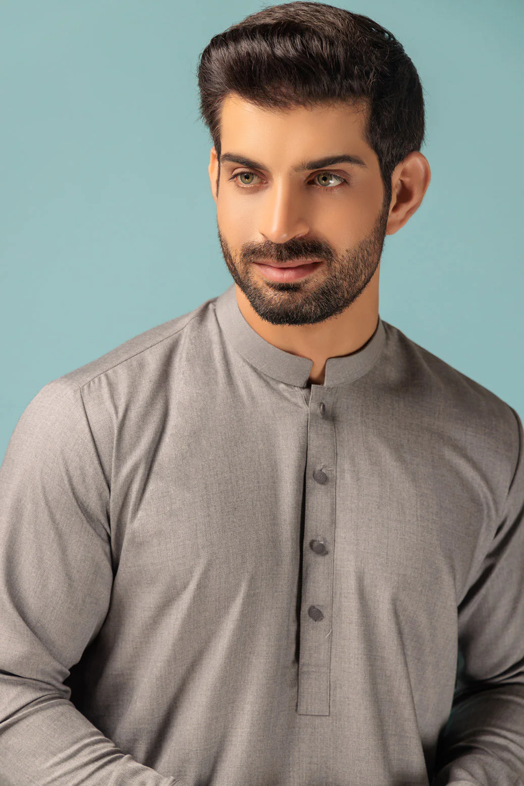 C-GREY-BLENDED-SHALWAR SUIT - (GSBW23-022) - Image 4