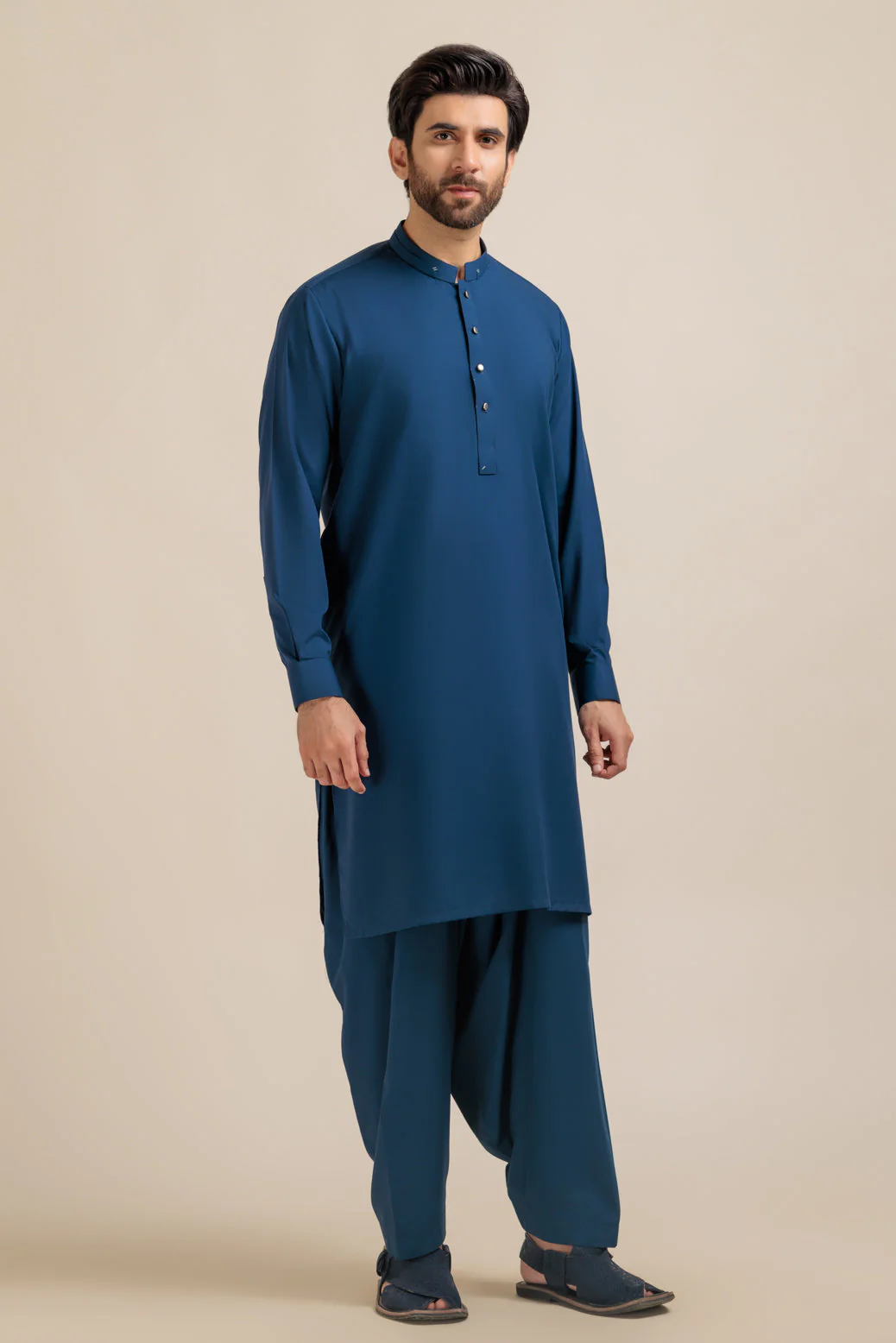 C-NAVY-BLENDED-SHALWAR SUIT - (GSBB23-015) - Image 3