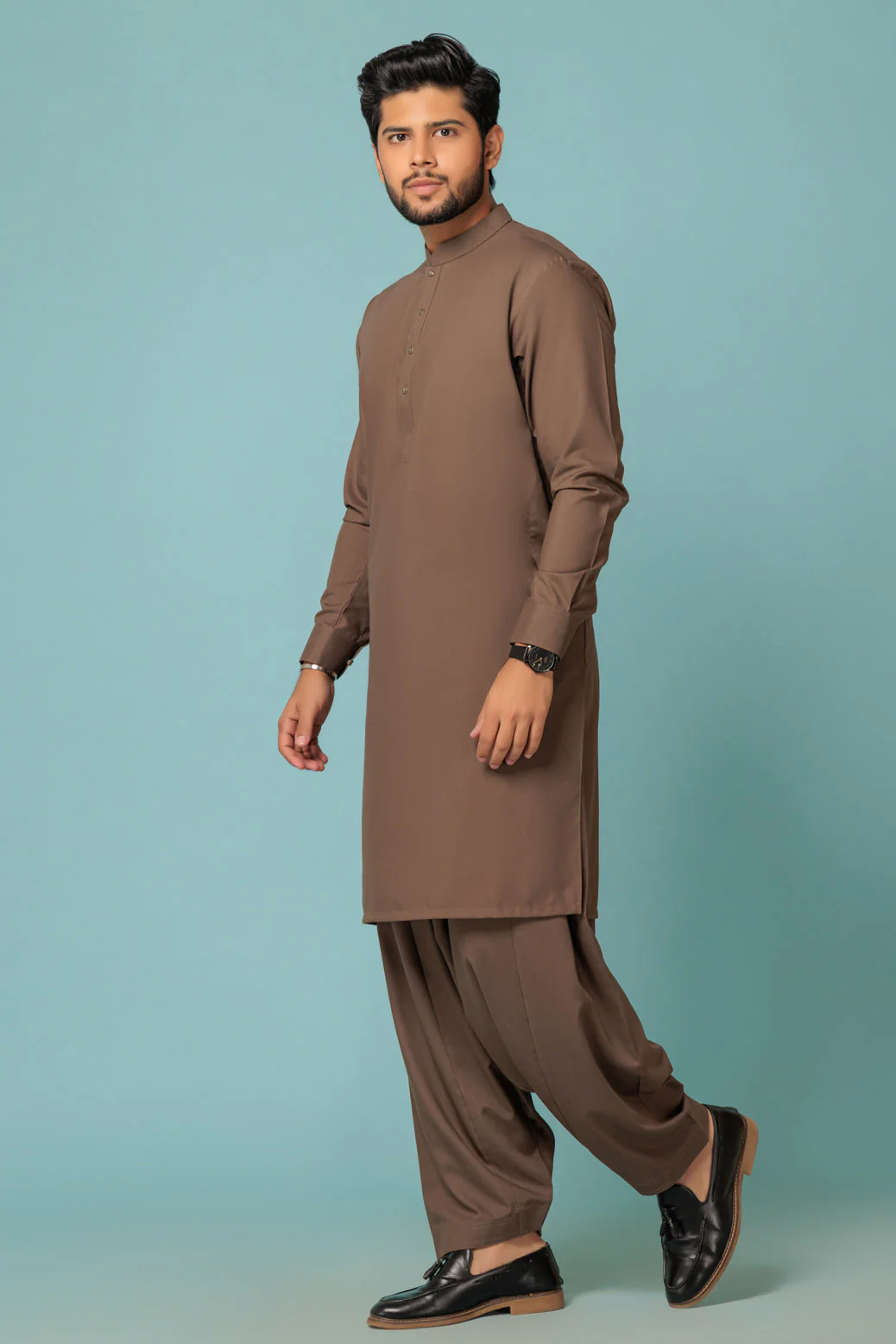 C-TAUPE-BLENDED-SHALWAR SUIT - (GSBB23-014) - Image 2
