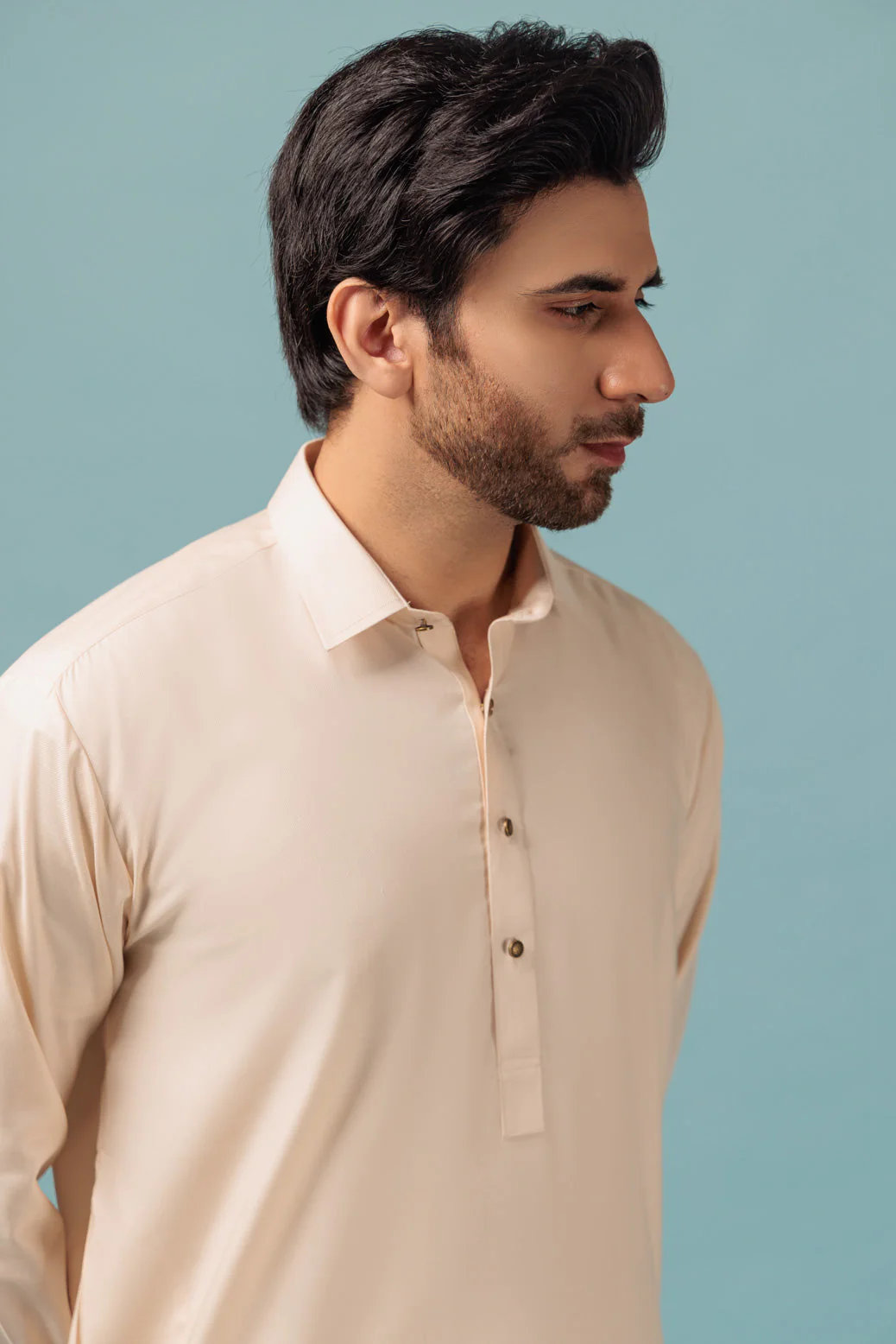 C-WHITE-BLENDED-SHALWAR SUIT - (GSSW23-036) - Image 2