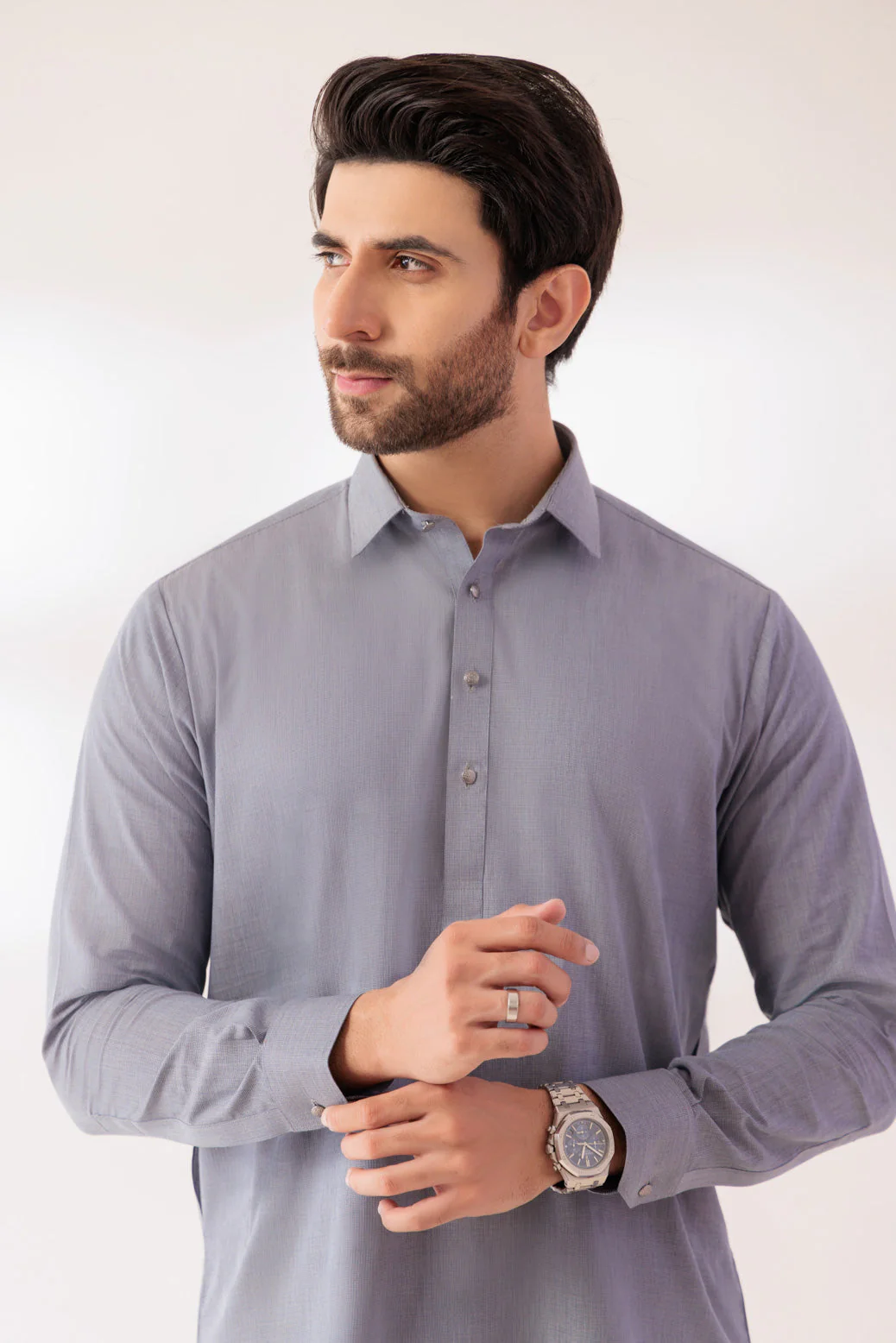 CAVIAR-YARN DYED-KURTA TROUSER - (KSR24-014) - Image 4