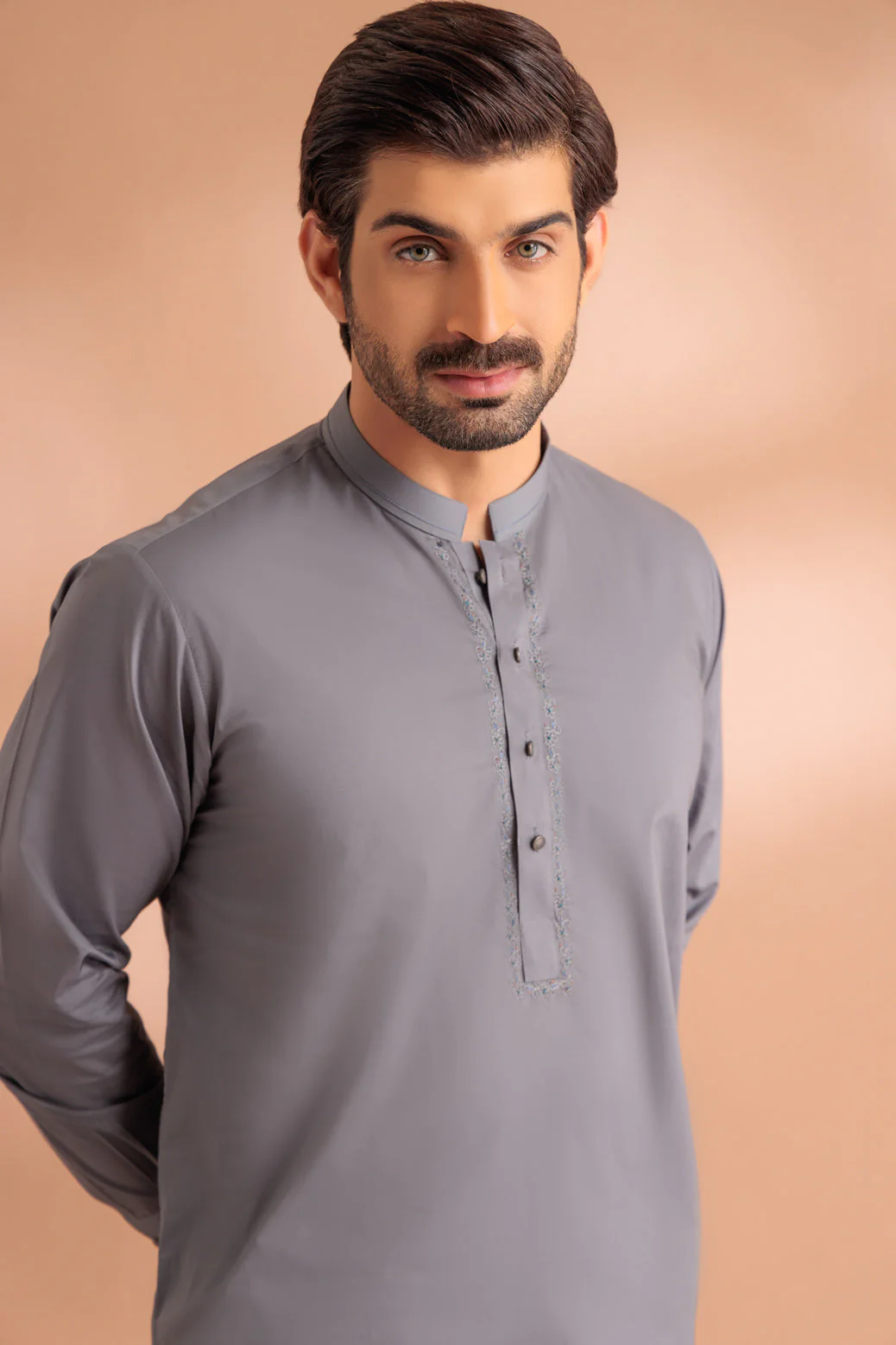 CEMENT-COTTON-KURTA SHALWAR - (KSRS24-023) - Image 3
