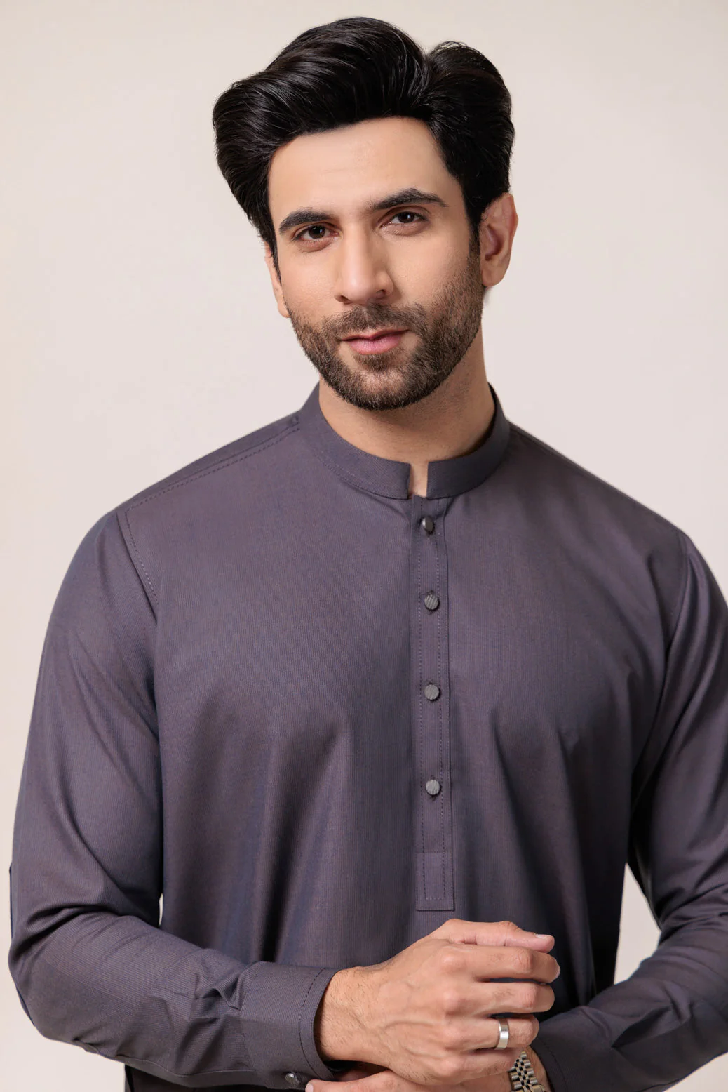 CHARCOAL-BLENDED-SHALWAR SUIT - (GSBW24-008) - Image 4