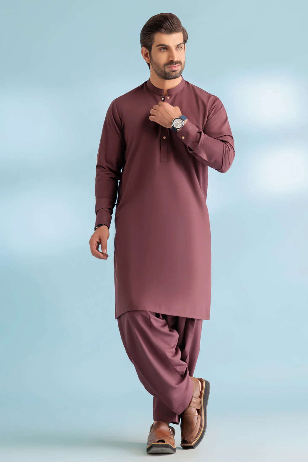 CHOCO-BLENDED-SHALWAR SUIT - (GSBW23-017) - Image 3