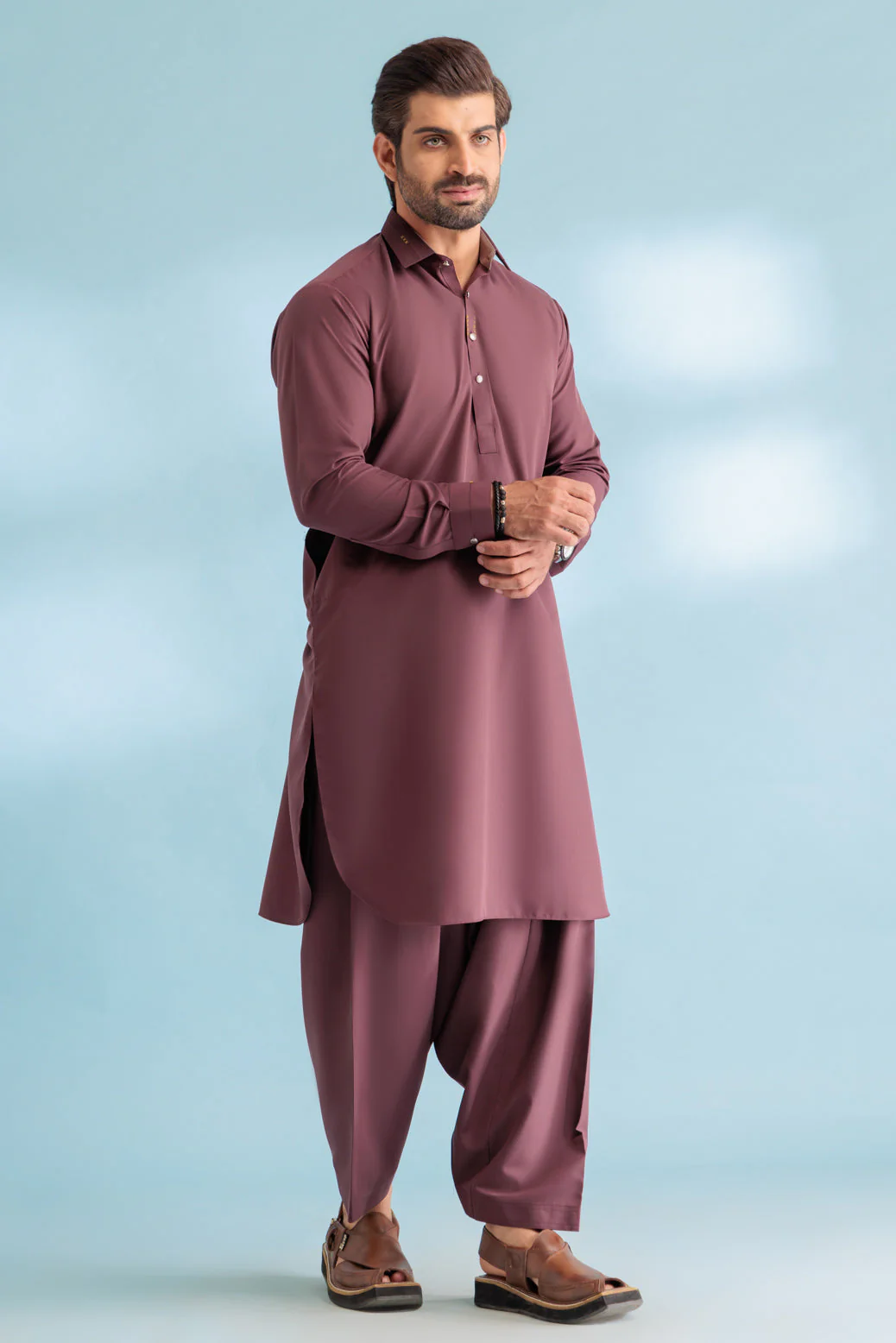 CHOCO-BLENDED-SHALWAR SUIT - (GSSW23-042) - Image 3