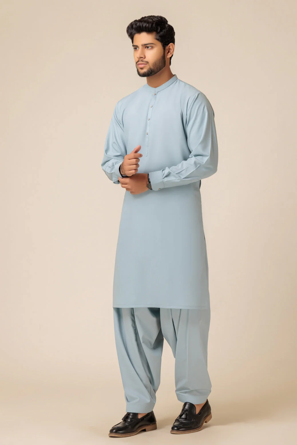 CLOUD-BLENDED-KURTA SHALWAR - (KSRS23-107) - Image 4