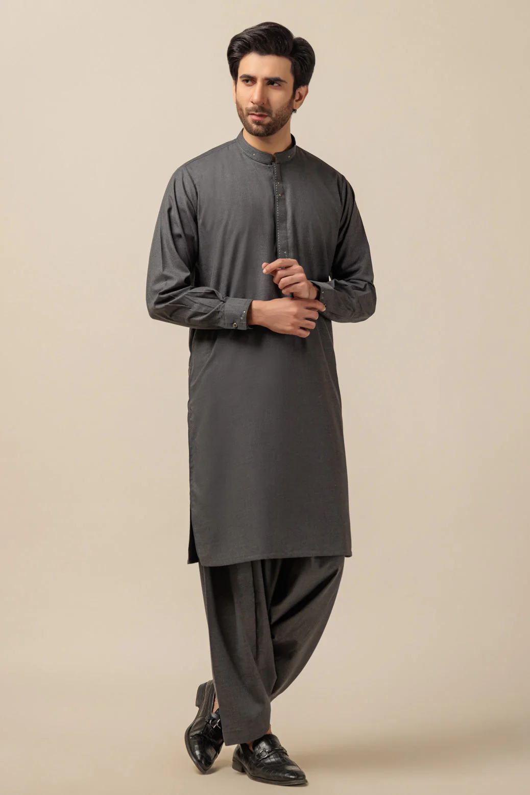 COAL-BLENDED-KURTA SHALWAR - (KSRW23-008) - Image 2