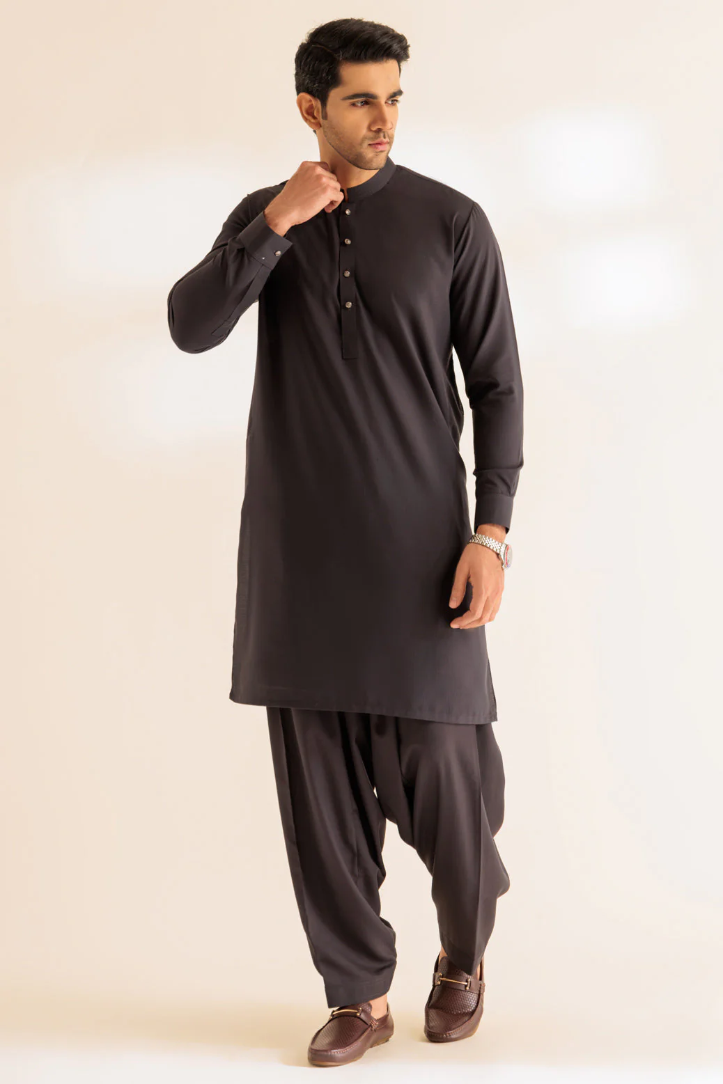 COAL-BLENDED-SHALWAR SUIT - (GSBS24-014) - Image 5