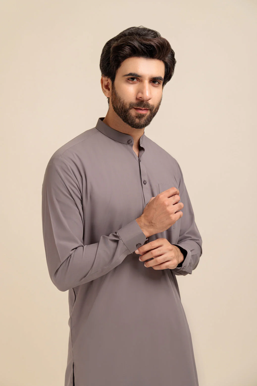 COBALT-BLENDED-SHALWAR SUIT - (GSBS23-033) - Image 2