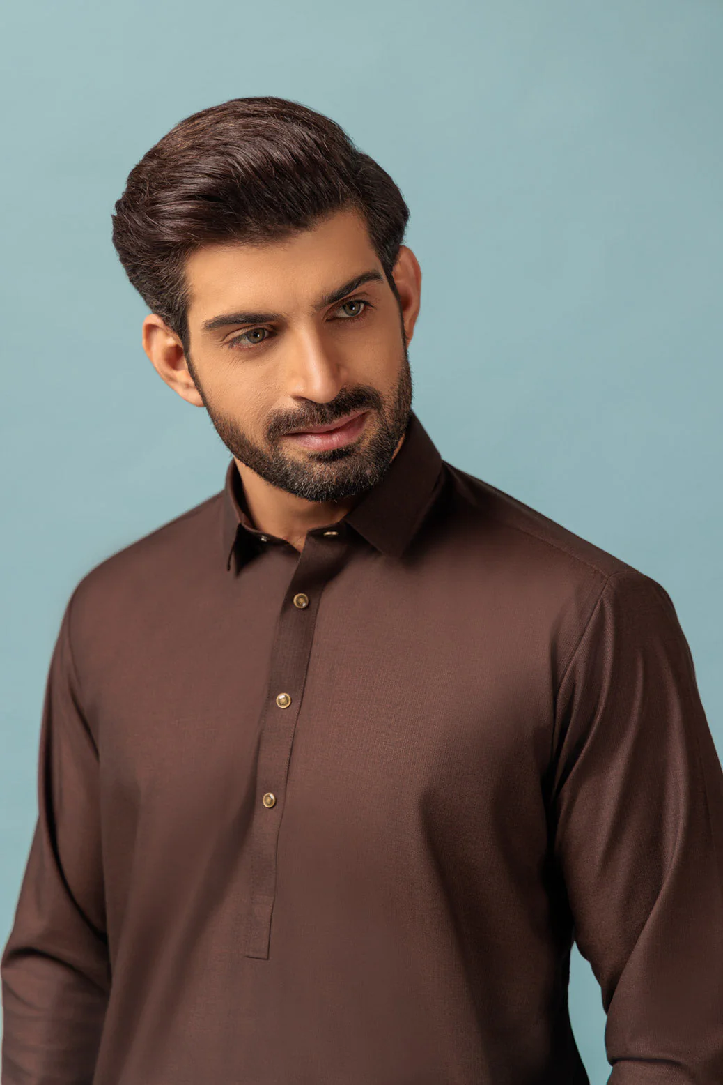 COCOA-BLENDED-SHALWAR SUIT - (GSSW23-016) - Image 2