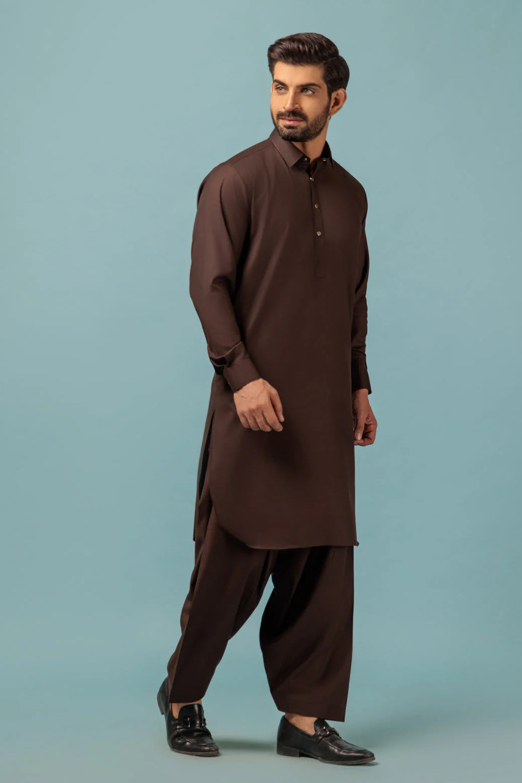 COCOA-BLENDED-SHALWAR SUIT - (GSSW23-016) - Image 4