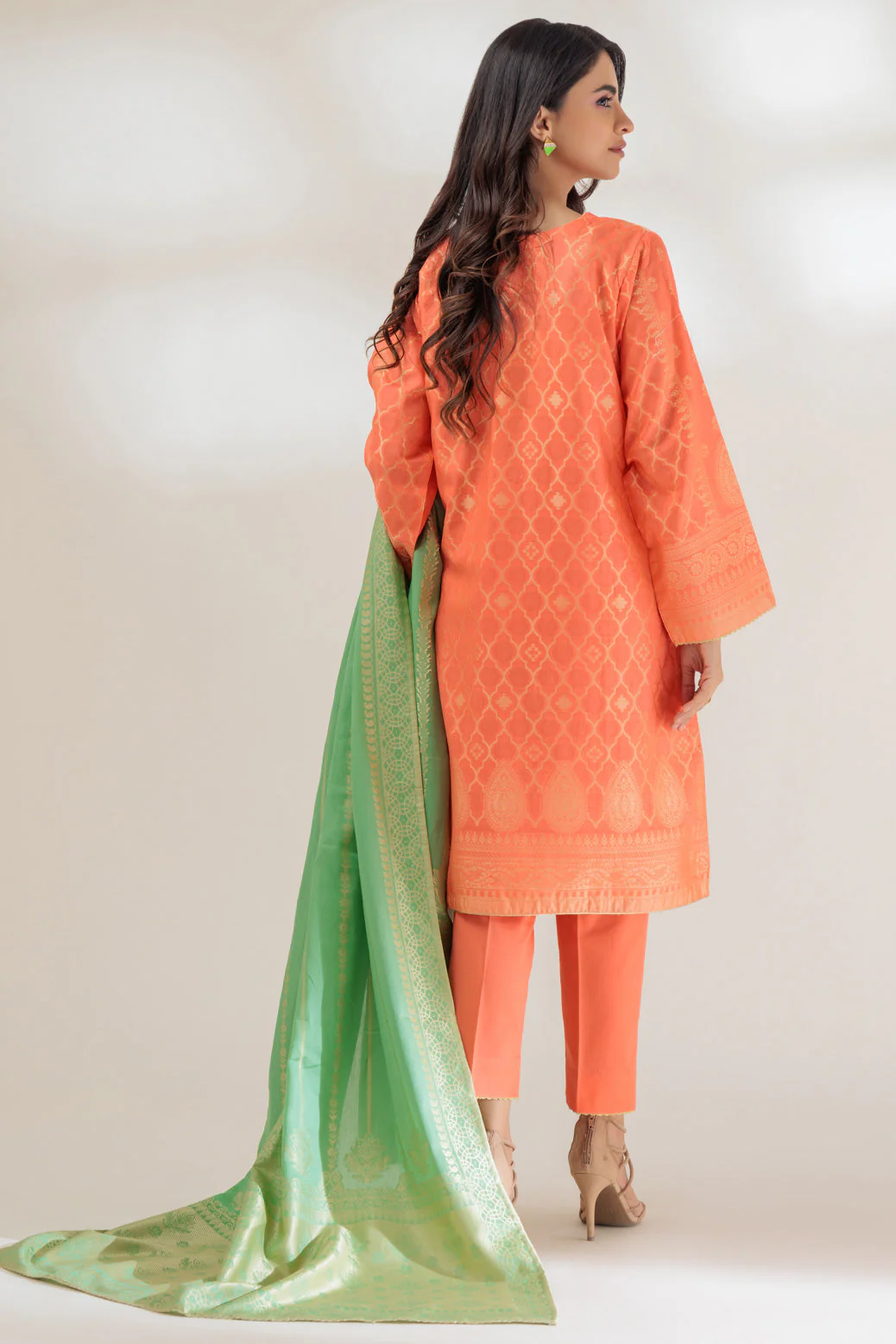CORAL-JACQUARD-3 PIECE (PWJ2233P09) - Image 2