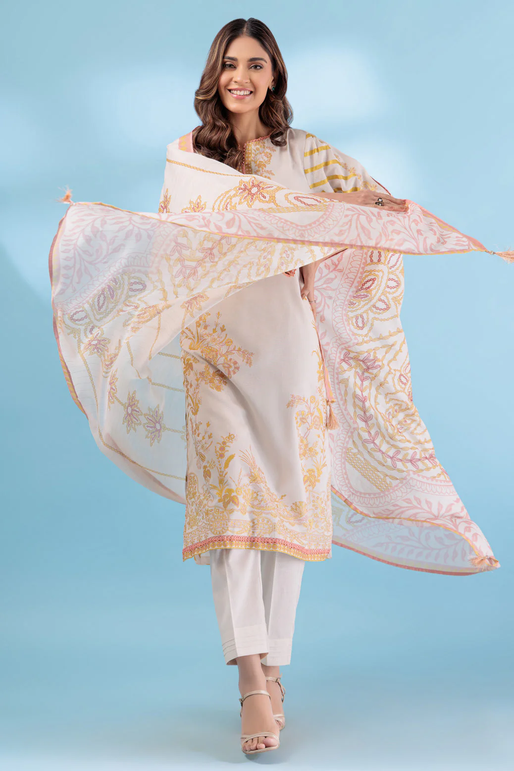 CREAM-AYUDIA-3 PIECE (WS2233P05) - Image 4