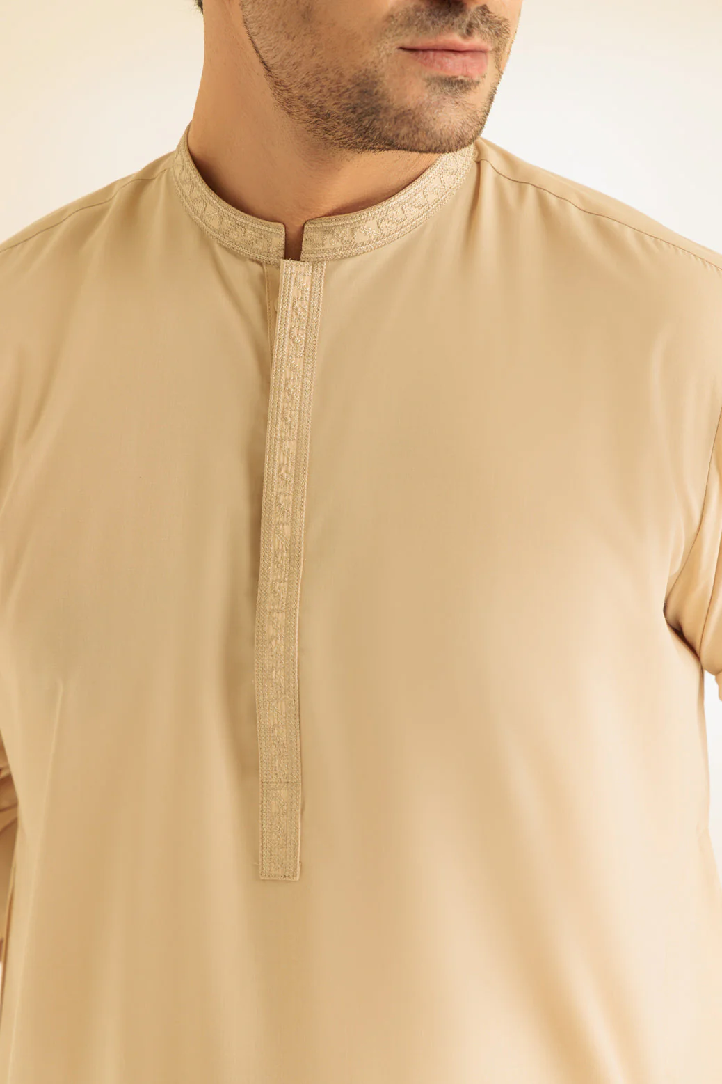 CREAM-BLENDED-KURTA SHALWAR - (KSRS24-042) - Image 5