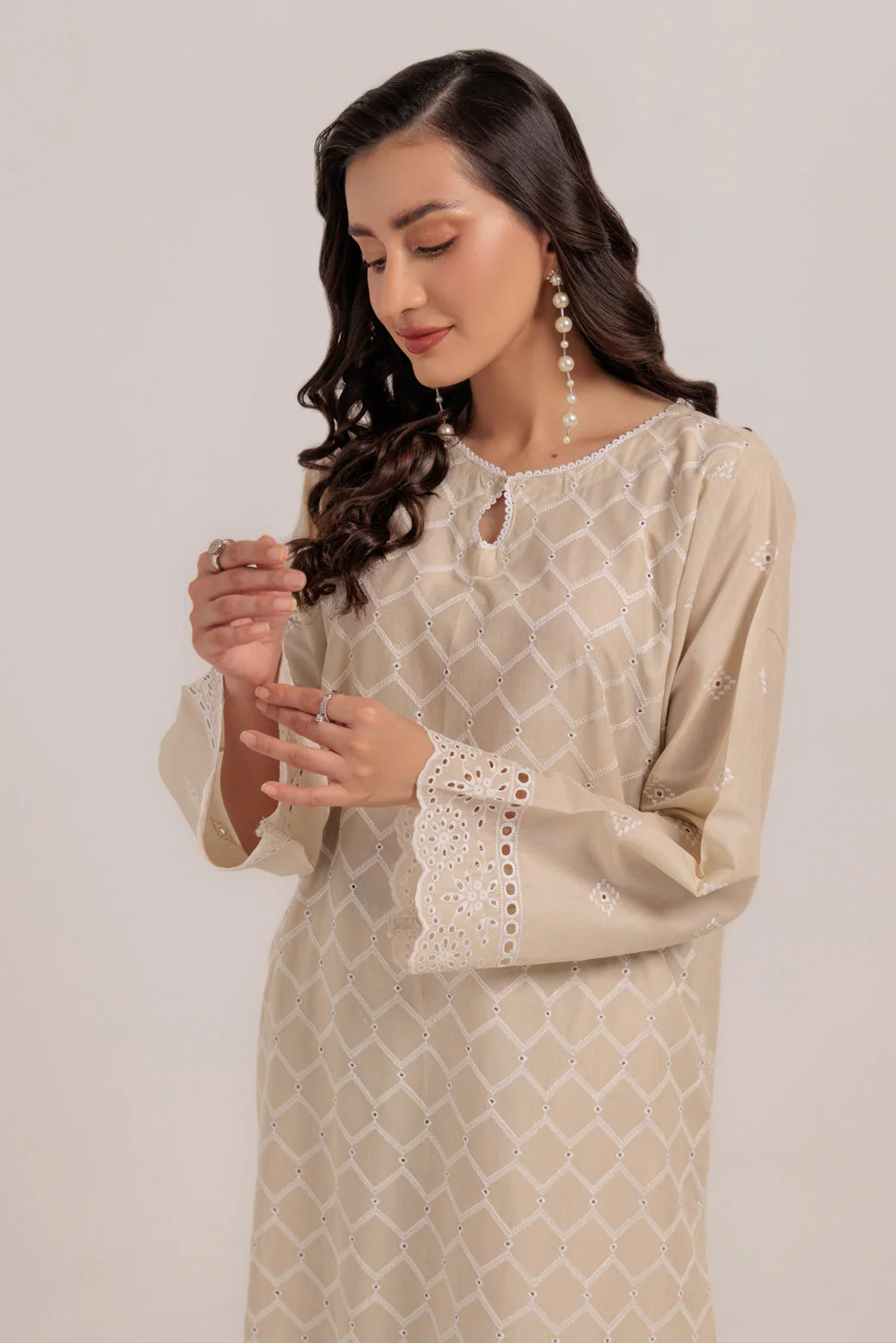 CREAM-CAMBRIC-2 PIECE (BS2242P09) - Image 5