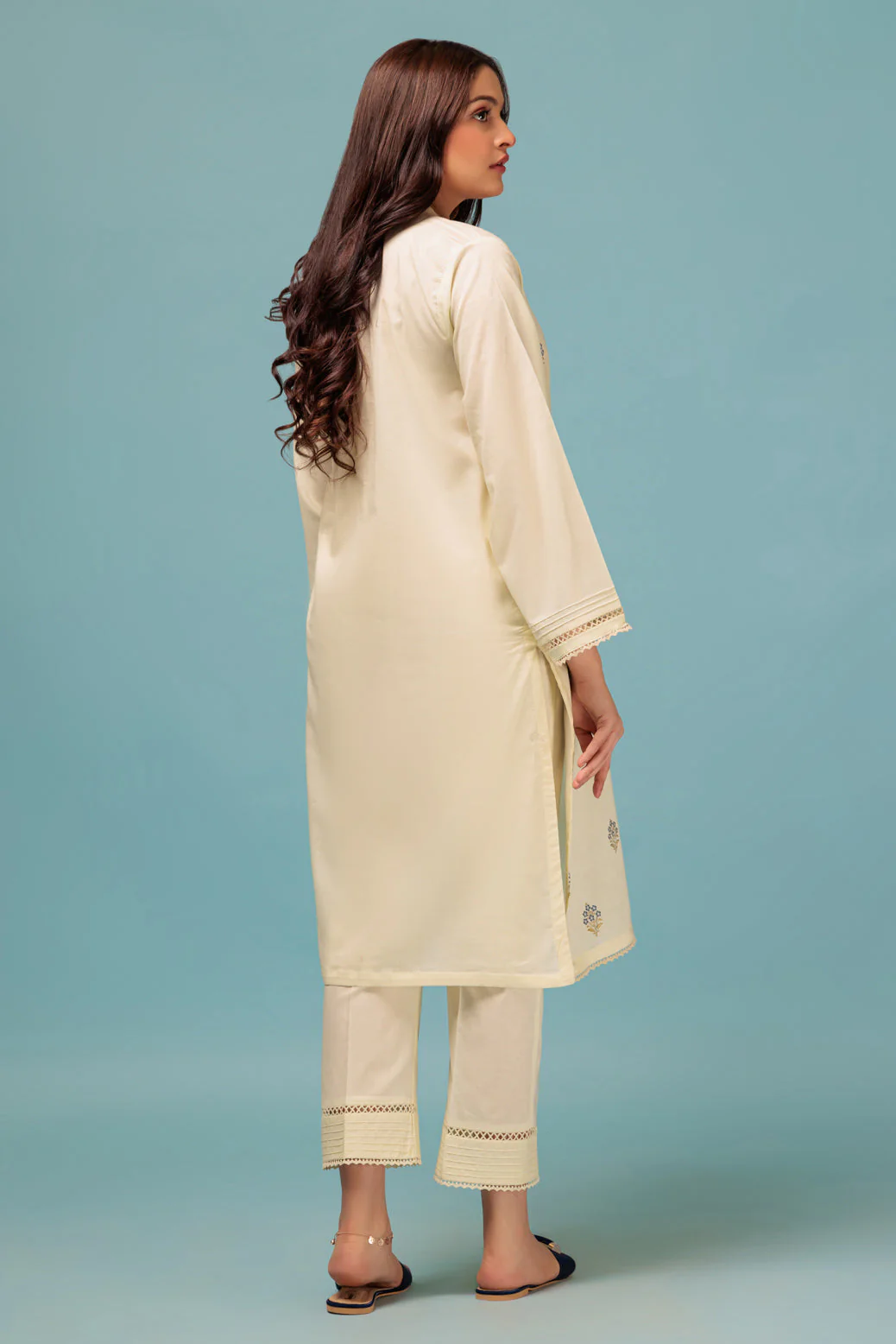 CREAM-CAMBRIC-2 PIECE (SRLS232P03) - Image 2