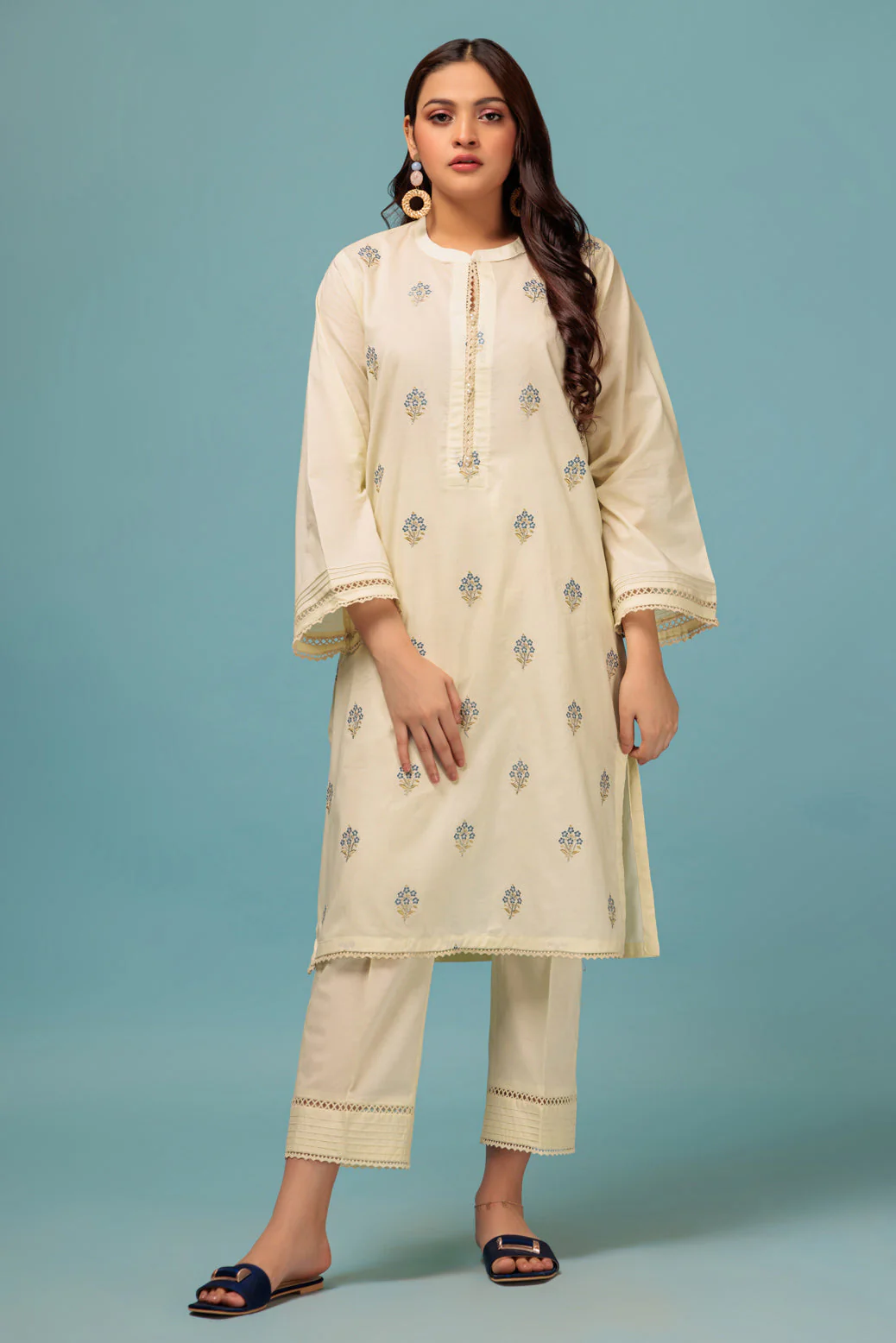 CREAM-CAMBRIC-2 PIECE (SRLS232P03) - Image 4