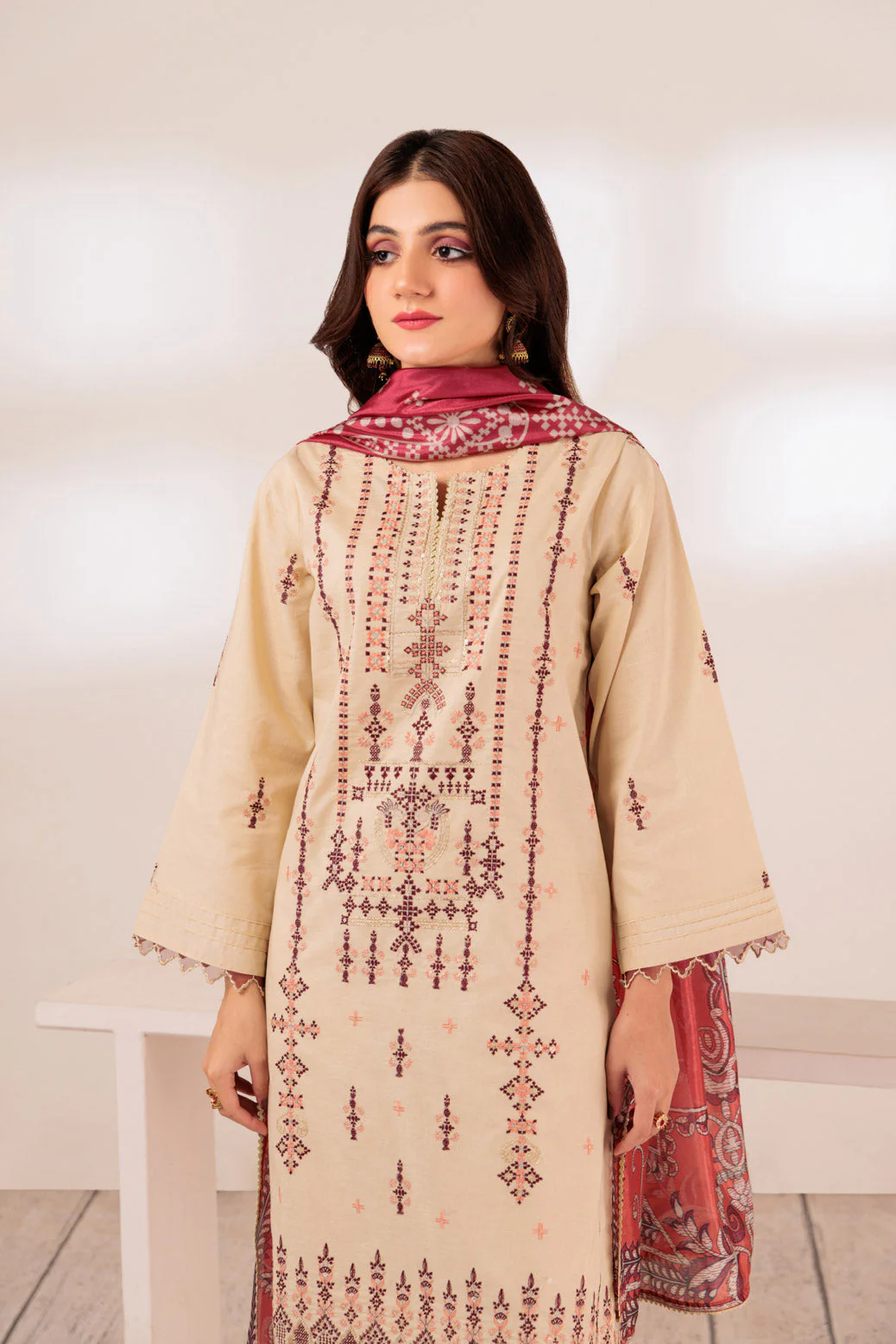 CREAM-CAMBRIC-3 PIECE (SL1H233P01) - Image 4