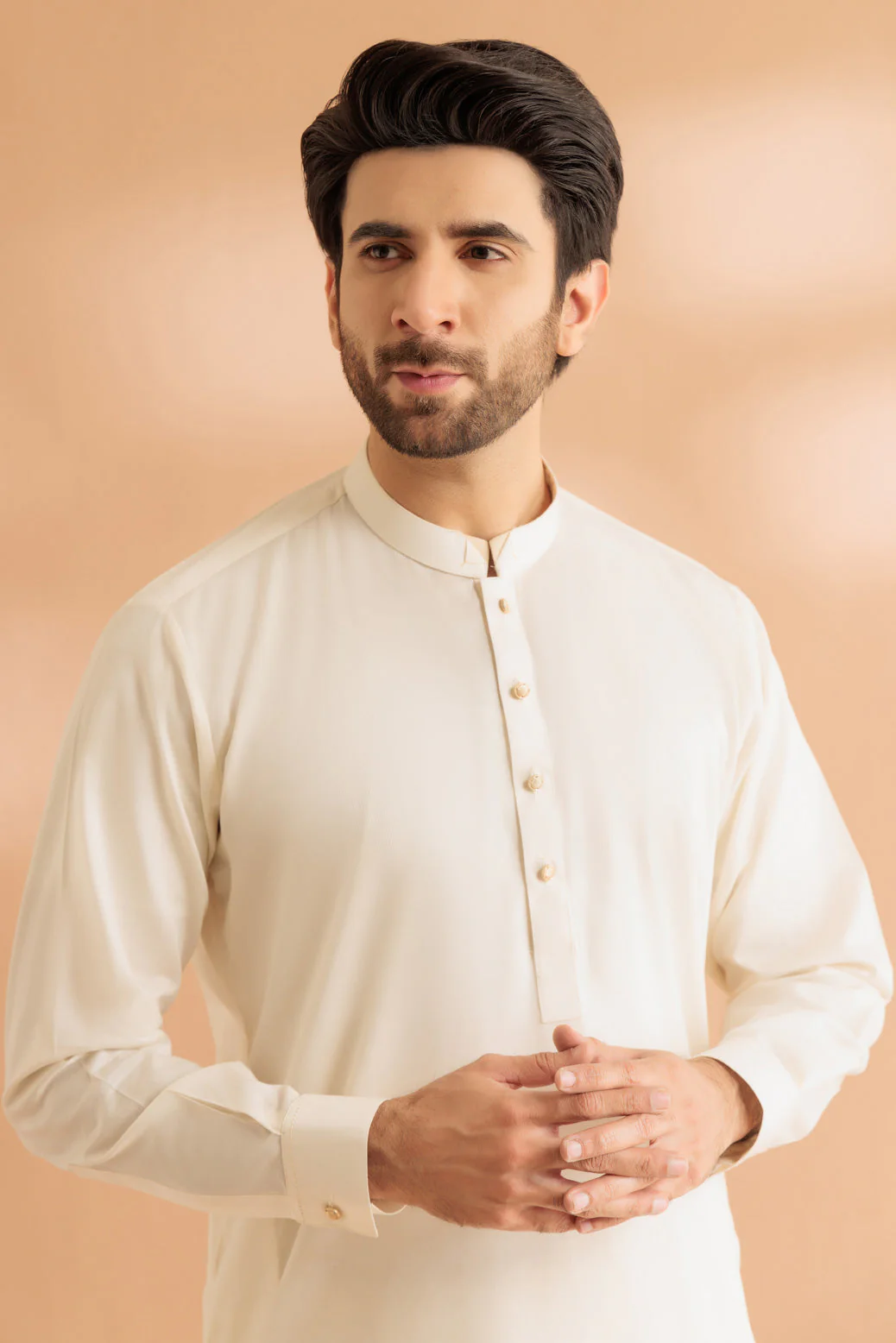 CREAM-COTTON-KURTA SHALWAR - (KSRS24-043) - Image 4