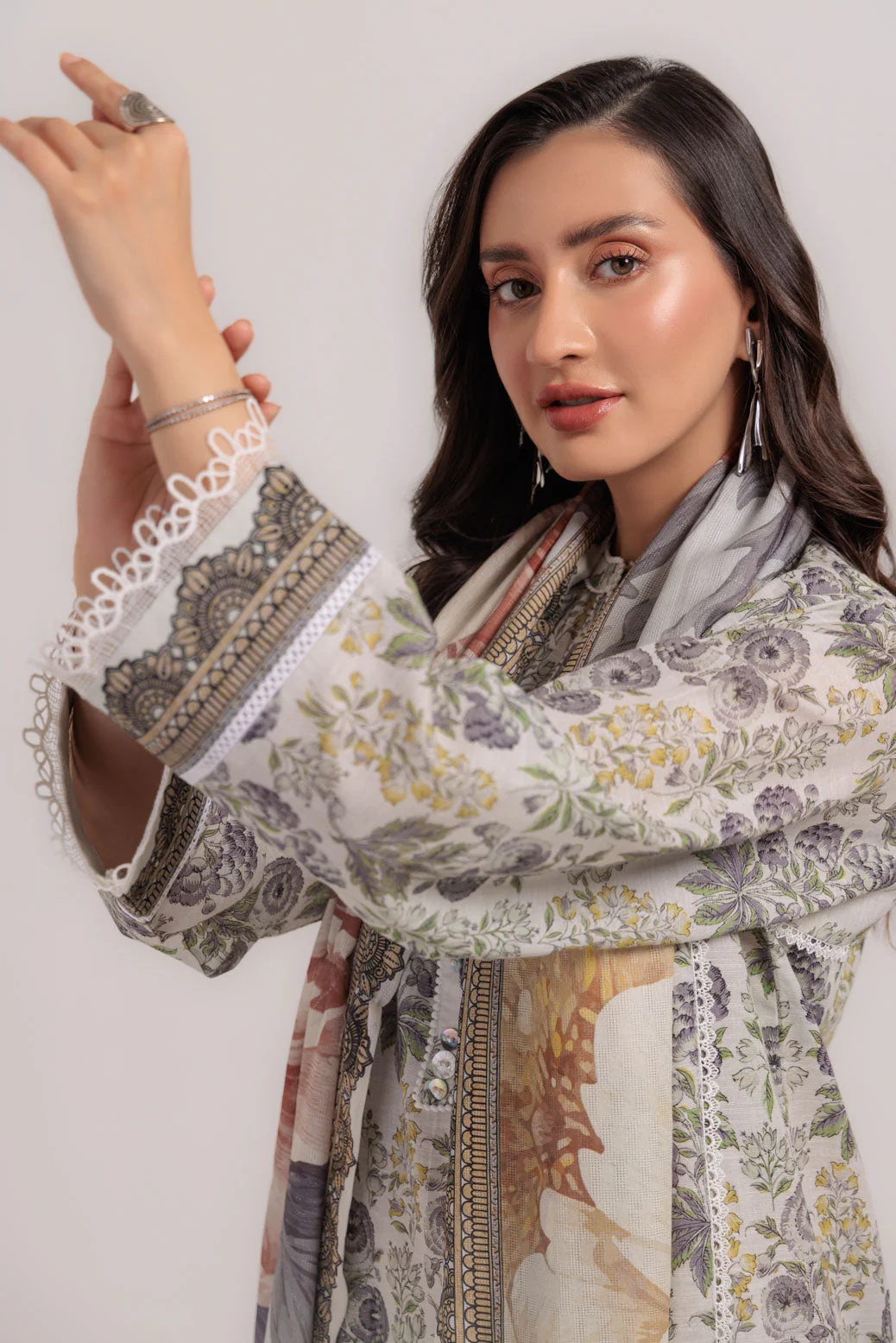 CREAM-KHADDAR-3 PIECE (WS2243P29) - Image 5