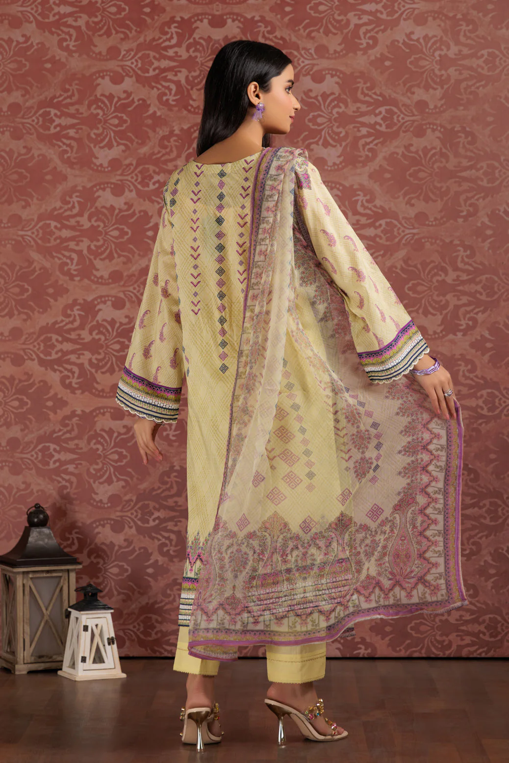 CREAM-LAWN-3 PIECE (SSS233P13) - Image 2