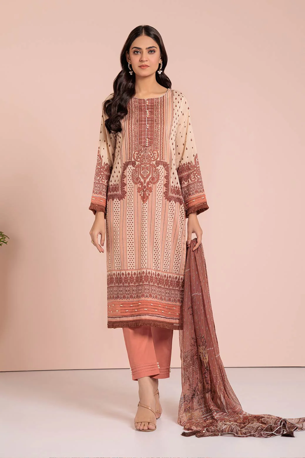 CREAM-LAWN-3 PIECE (SSS233P35) - Image 4