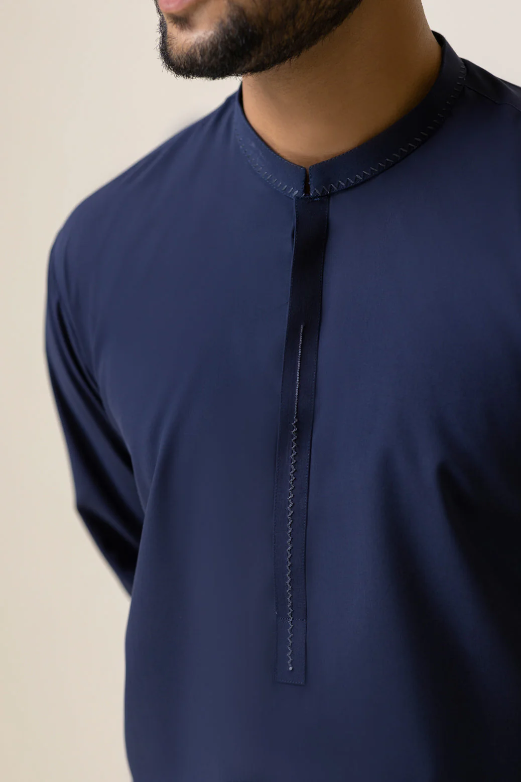 D-BLUE-BLENDED-KURTA SHALWAR - (KSRB23-001) - Image 4