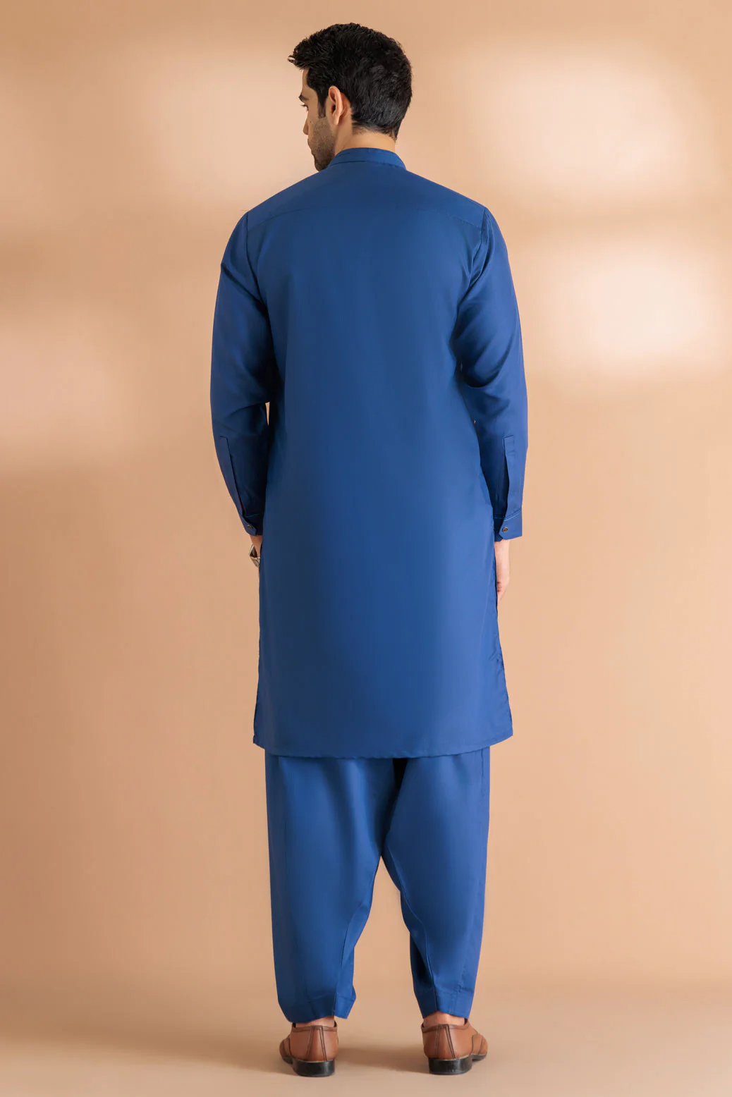 D-BLUE-BLENDED-KURTA SHALWAR - (KSRW23-016) - Image 5