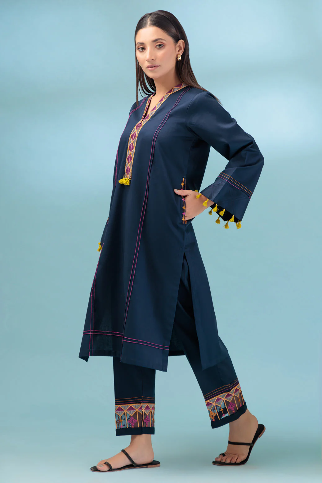 D-BLUE-DYED-2 PIECE (SAS232P25)