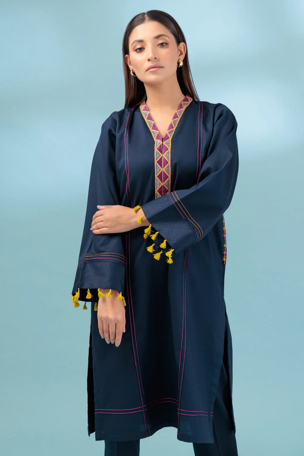 D-BLUE-DYED-2 PIECE (SAS232P25) - Image 2