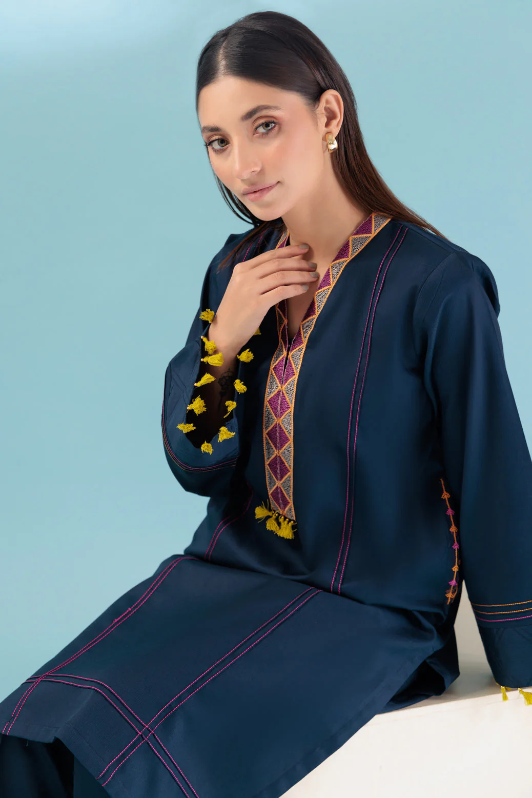 D-BLUE-DYED-2 PIECE (SAS232P25) - Image 3