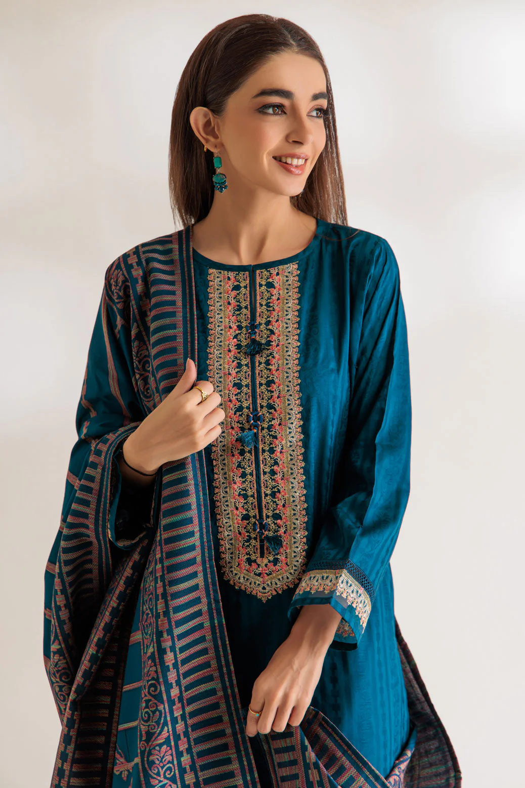 D-BLUE-JACQUARD-3 PIECE (WS2233P07) - Image 4