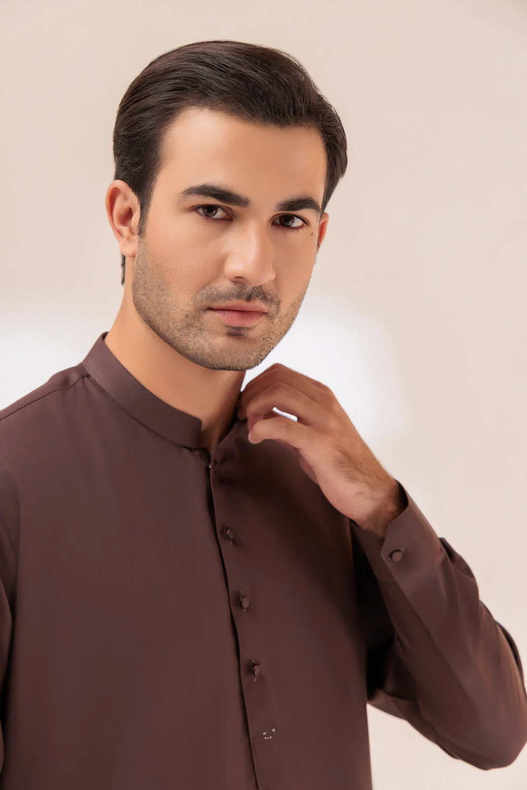 D-BROWN-BLENDED-SHALWAR SUIT - (GSBW23-037) - Image 2
