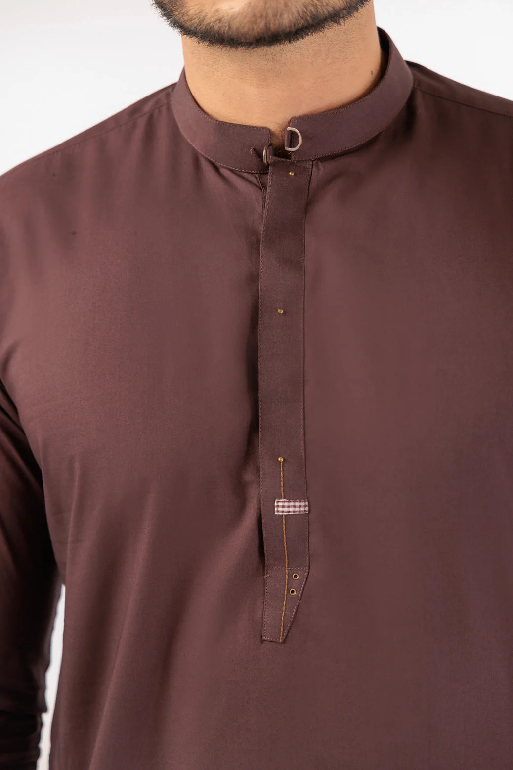 D-COFFEE-COTTON-KURTA TROUSER - (KSR24-024) - Image 2