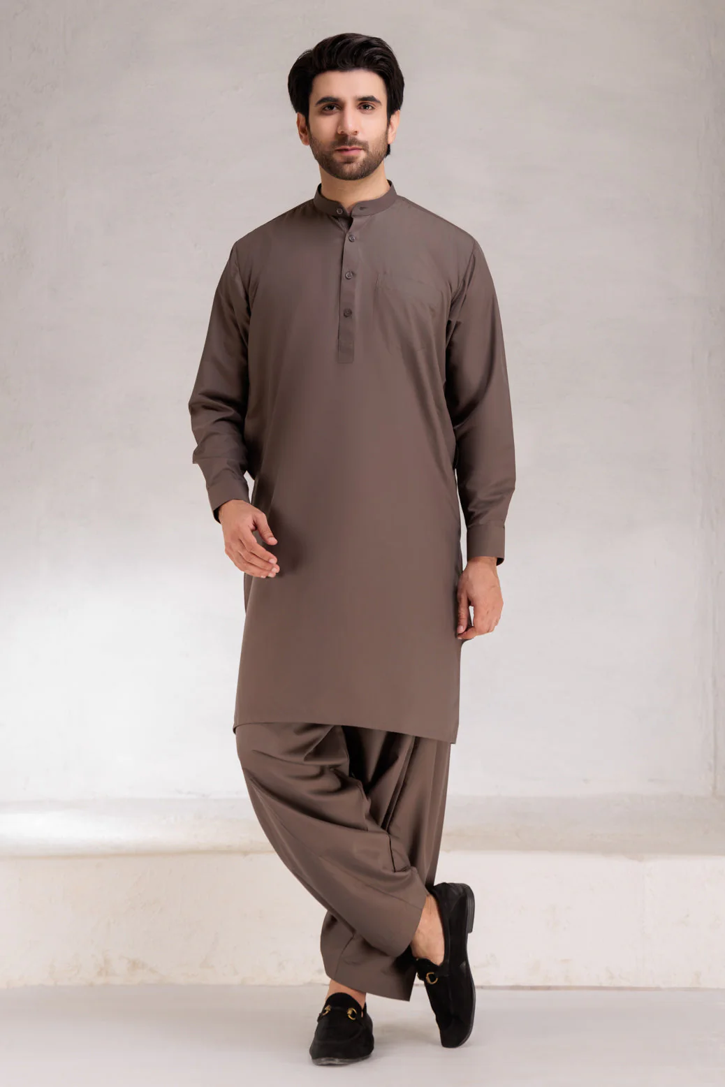 D-GRAY-BLENDED-SHALWAR SUIT (GSBB22-009) - Image 3