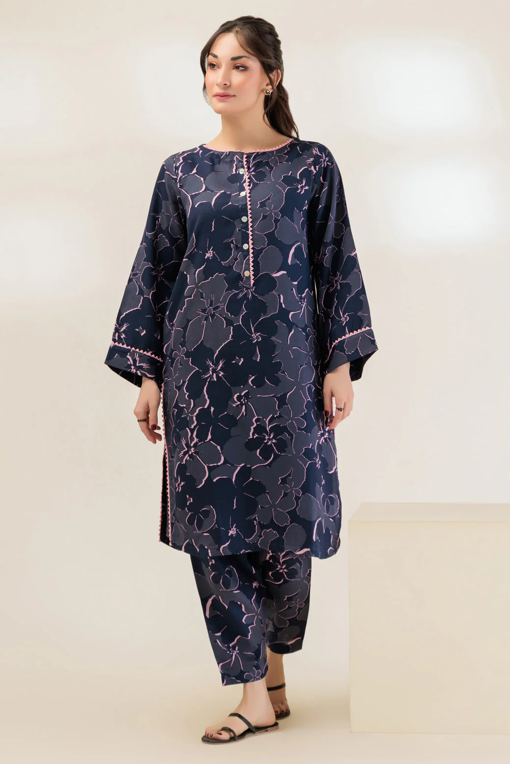 D-GREY-VISCOSE-2 PIECE (PWS6232P51) - Image 3