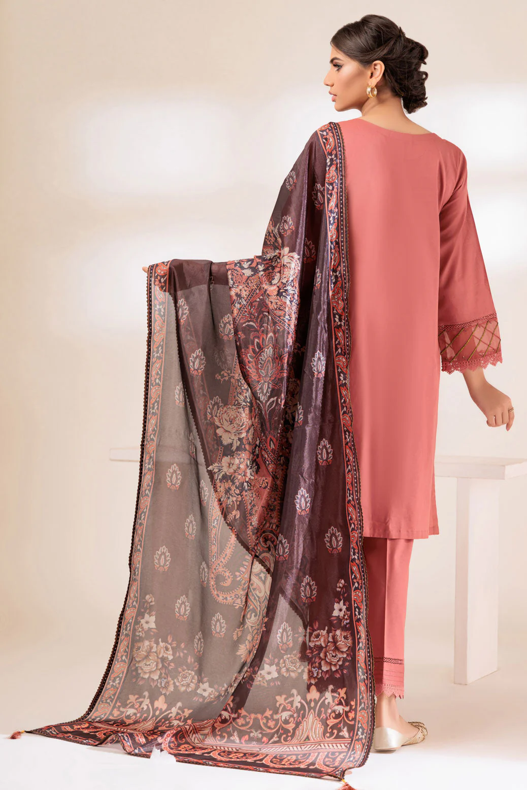 D-PEACH-CAMBRIC-3 PIECE (SL1H233P06) - Image 4