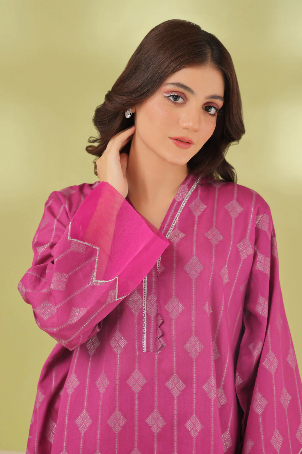 D-PINK-JACQUARD-2 PIECE (SAS232P32) - Image 3