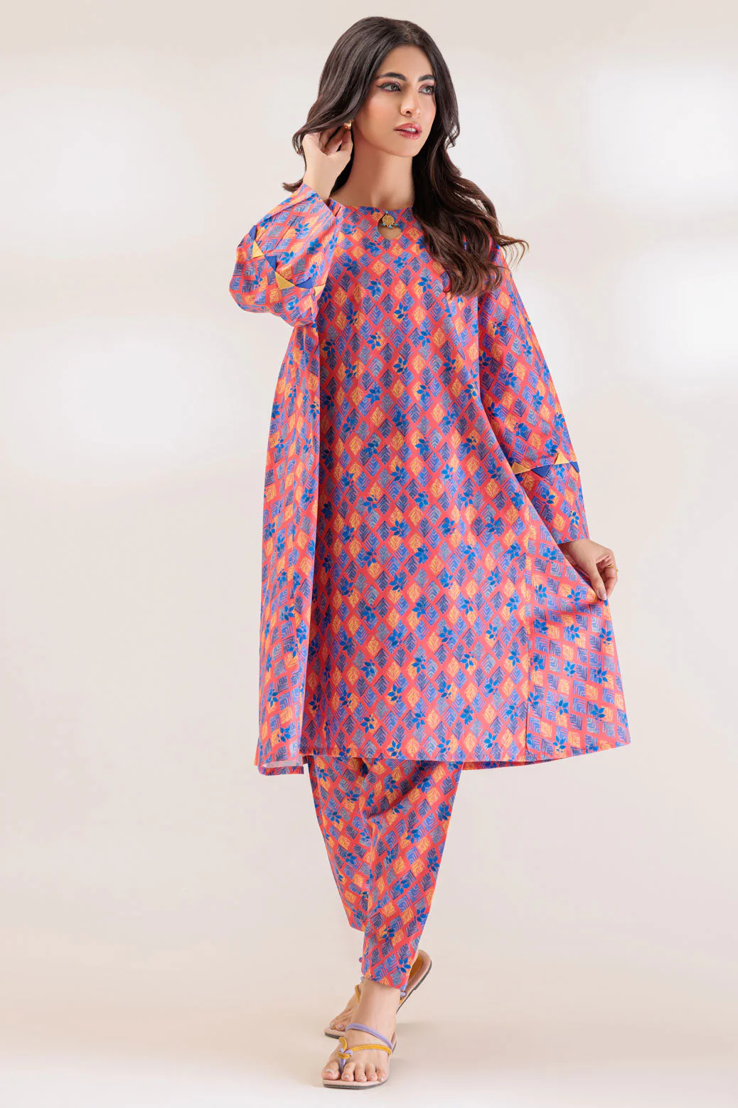 D-PINK-POPLIN-2 PIECE (WS6232P42) - Image 4
