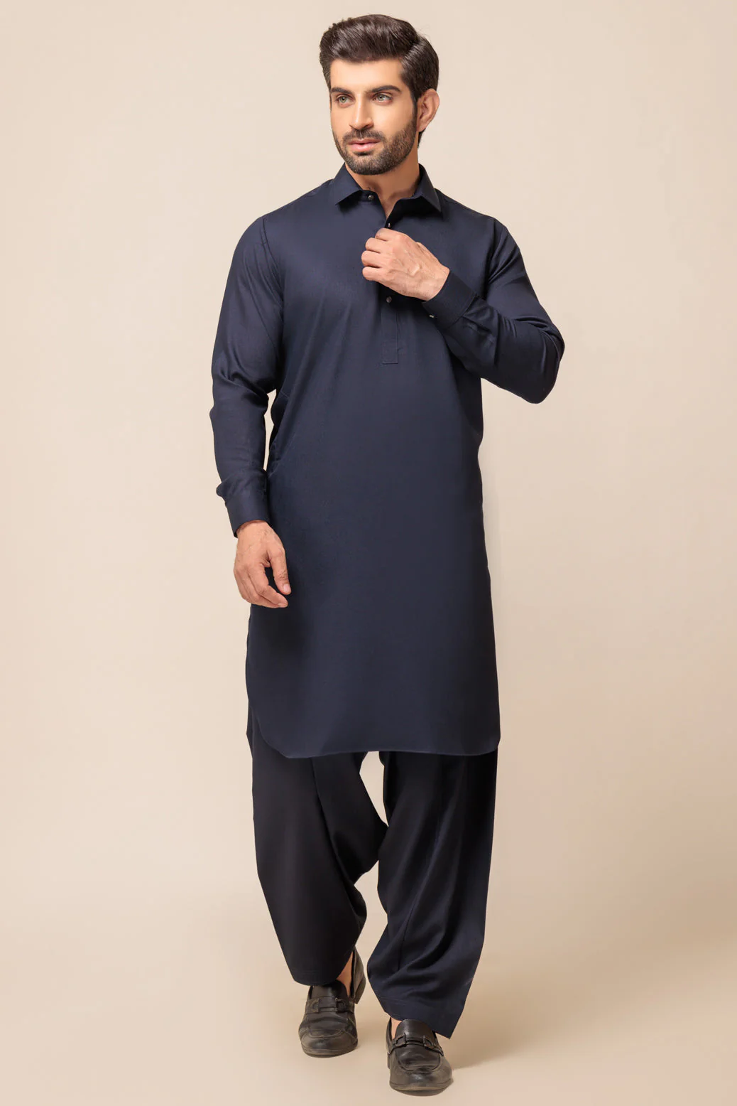D-PURPLE-BLENDED-SHALWAR SUIT - (GSSW23-067) - Image 3